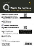 Cover: Q: Skills for Success: Level 1: Listening and Speaking Teacher's Access Card - Oxford University Press