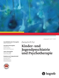 Bild: Zeitschrift für Kinder- und Jugendpsychiatrie und Psychotherapie - Hogrefe