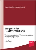 Cover: Zeugen in der Hauptverhandlung - ZAP