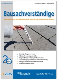 Bild vergrößern Bild: Der Bausachverständige - Reguvis Fachmedien