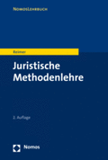 Cover: Juristische Methodenlehre - Nomos
