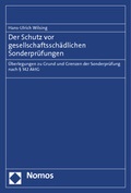 Abbildung von: Der Schutz vor gesellschaftsschädlichen Sonderprüfungen - Nomos