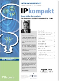 Abbildung von: IP Kompakt - Reguvis Fachmedien