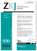 Abbildung von: ZKJ Zeitschrift für Kindschaftsrecht und Jugendhilfe - Reguvis Fachmedien