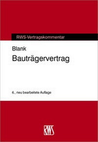 Abbildung von: Bauträgervertrag - RWS