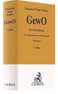 Abbildung von: Gewerbeordnung: GewO - C.H.BECK
