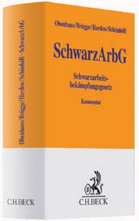 Abbildung von: Schwarzarbeitsbekämpfungsgesetz: SchwarzArbG - C.H.BECK