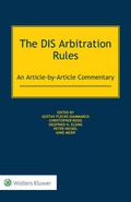 Cover: The DIS Arbitration Rules - Kluwer Law International