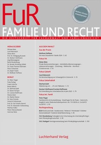 Abbildung von: FuR - Familie und Recht - Luchterhand