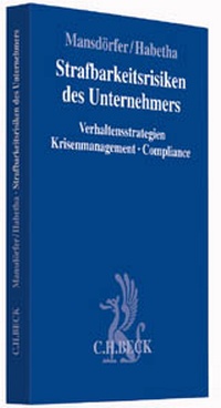 Abbildung von: Strafbarkeitsrisiken des Unternehmers - C.H.BECK