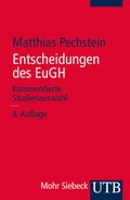 Cover: Entscheidungen des EuGH - UTB