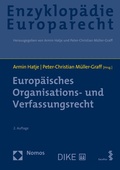 Cover: Europ&auml;isches Organisations- und Verfassungsrecht - Nomos