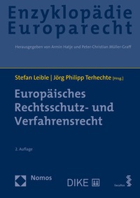 Abbildung von: Europäisches Rechtsschutz- und Verfahrensrecht - Nomos