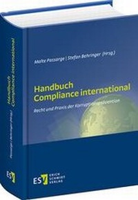 Abbildung von: Handbuch Compliance international - Erich Schmidt Verlag