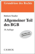 Bild: Allgemeiner Teil des BGB - C.H.BECK