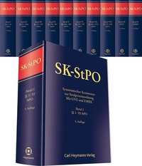 Abbildung von: SK-StPO: Systematischer Kommentar zur Strafprozessordnung - Carl Heymanns Verlag