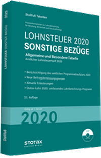Abbildung von: Tabelle, Lohnsteuer 2020 Sonstige Bezüge - Stollfuß