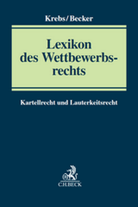 Abbildung von: Lexikon des Wettbewerbsrechts - C.H.BECK