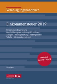 Abbildung von: Veranlagungshandbuch Einkommensteuer 2019: ESt 2019 - IDW