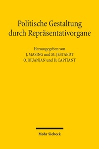 Abbildung von: Politische Gestaltung durch Repräsentativorgane - Mohr Siebeck