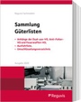 Cover: Sammlung Güterlisten - Ausgabe 2020 - Reguvis Fachmedien
