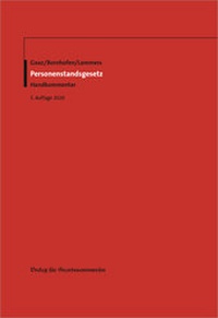 Bild: Personenstandsgesetz - Verlag für Standesamtswesen