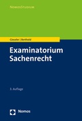 Abbildung von: Examinatorium Sachenrecht - Nomos