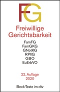 Cover: Freiwillige Gerichtsbarkeit: FG - dtv