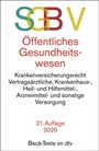Cover: SGB V - Recht des öffentlichen Gesundheitswesens - dtv