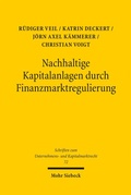 Cover: Nachhaltige Kapitalanlagen durch Finanzmarktregulierung - Mohr Siebeck