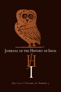 Abbildung von: Journal of the History of Ideas  - University of Pennsylvania Press
