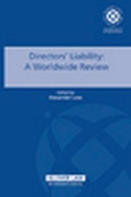 Cover: Directors Liability: A Worldwide Review - Kluwer Law International