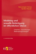 Cover: Mobbing und sexuelle Bel&auml;stigung im &ouml;ffentlichen Dienst - Erich Schmidt Verlag