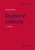 Cover: Insolvenzordnung - C.F. M&uuml;ller
