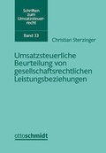Cover: Umsatzsteuerliche Beurteilung von gesellschaftsrechtlichen Leistungsbeziehungen - Otto Schmidt Verlag