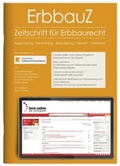 Bild: ErbbauZ - Zeitschrift f&uuml;r Erbbaurecht - C.H.BECK