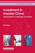 Cover: Investment in Greater China - Kluwer Law International
