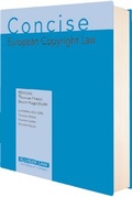 Cover: Concise European Copyright Law - Kluwer Law International