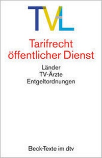 Abbildung von: TV-L Tarifrecht öffentlicher Dienst - dtv