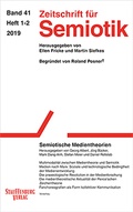 Cover: Zeitschrift f&uuml;r Semiotik - Stauffenburg Verlag