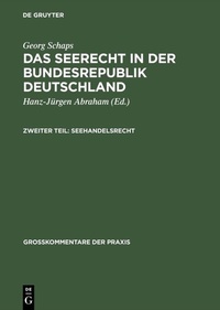 Abbildung von: Seehandelsrecht - De Gruyter