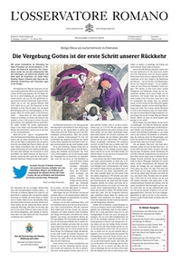 Abbildung von: L' osservatore romano - giornale quotidiano politico religioso - Schwabenverlag