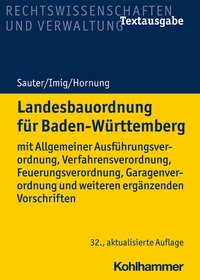 Abbildung von: Landesbauordnung für Baden-Württemberg - Kohlhammer