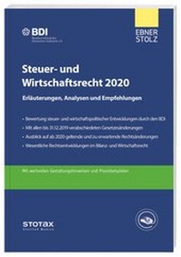 Abbildung von: Steuer- und Wirtschaftsrecht 2020 - Stollfuß
