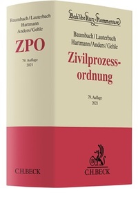 Abbildung von: Zivilprozessordnung: ZPO - C.H.BECK