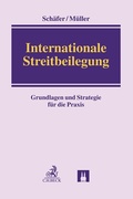 Cover: Internationale Streitbeilegung - C.H.BECK