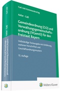 Cover: Gemeindeordnung (GO) und Verwaltungsgemeinschaftsordnung (VGemO) f&uuml;r den Freistaat Bayern - Carl Link Verlag
