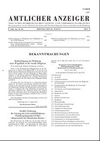 Bild vergrößern Bild: Amtlicher Anzeiger für Hamburg - Lütcke & Wulff oHG