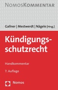 Cover: K&uuml;ndigungsschutzrecht: KSchR - Nomos