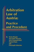 Cover: Arbitration Law of Austria - Juris Publishing